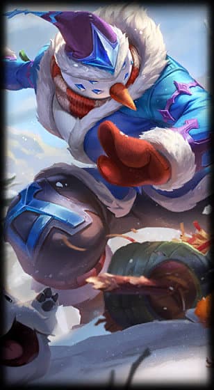 持胡萝卜的雪人 易